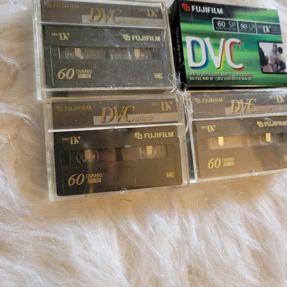 Lot Of 8 JVC Fujifilm Mini DV Digital‎ Video Cassette DVC 60min Premium Tapes